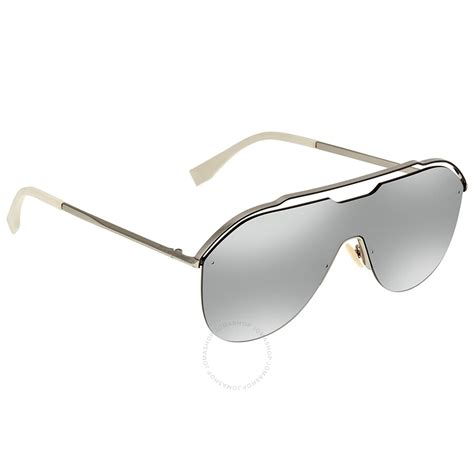 fendi fancy grey shield men's sunglasses|Sunglasses for Men .